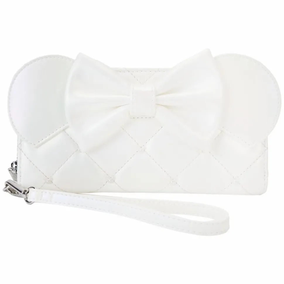 Disney - Iridescent Wedding 4" Faux Leather Wristlet Wallet