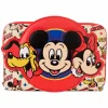 Disney - Mickey & Friends Classic Sensational Six 4" Faux Leather Zip-Around Wallet