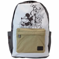 Disney - Mickey & Friends Canvas 17" Nylon Backpack