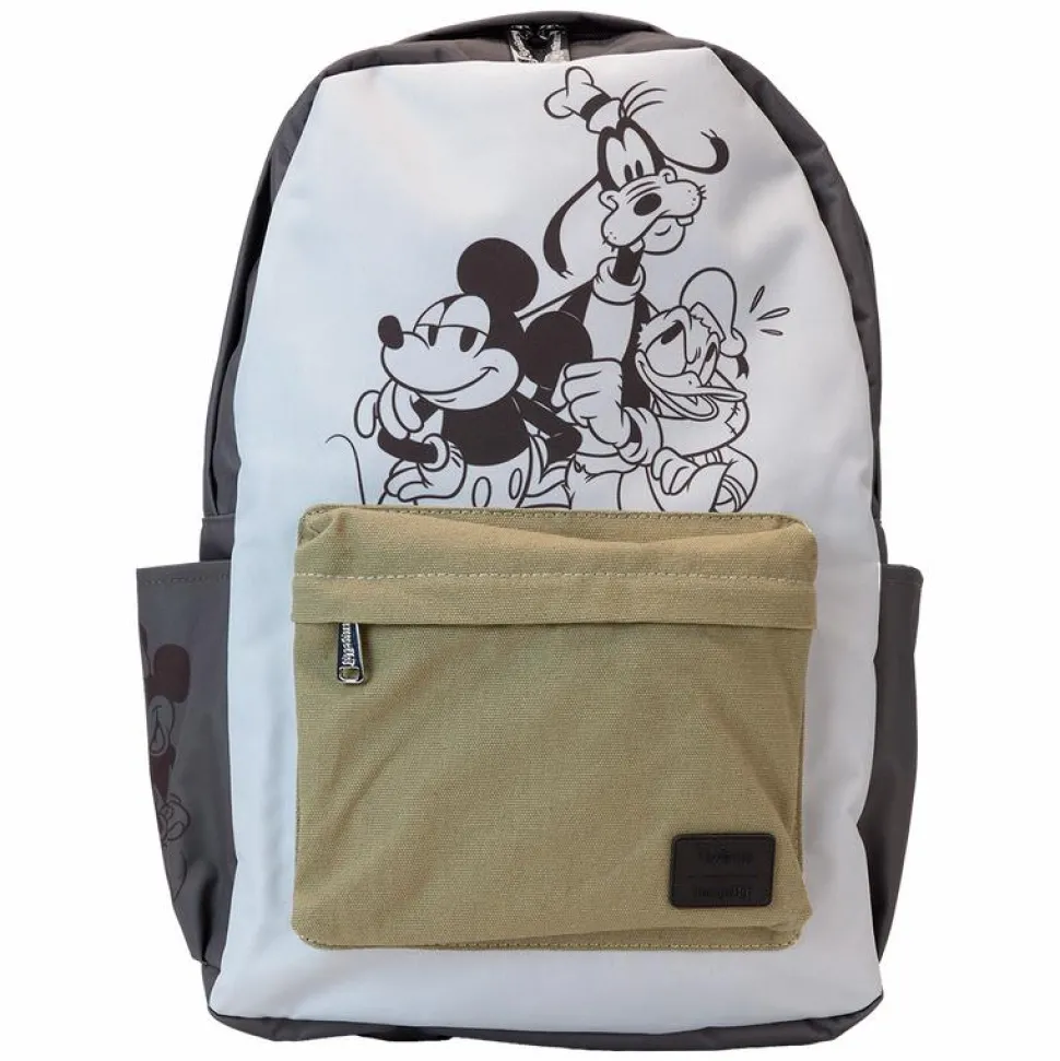 Disney - Mickey & Friends Canvas 17" Nylon Backpack