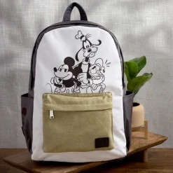 Disney - Mickey & Friends Canvas 17" Nylon Backpack