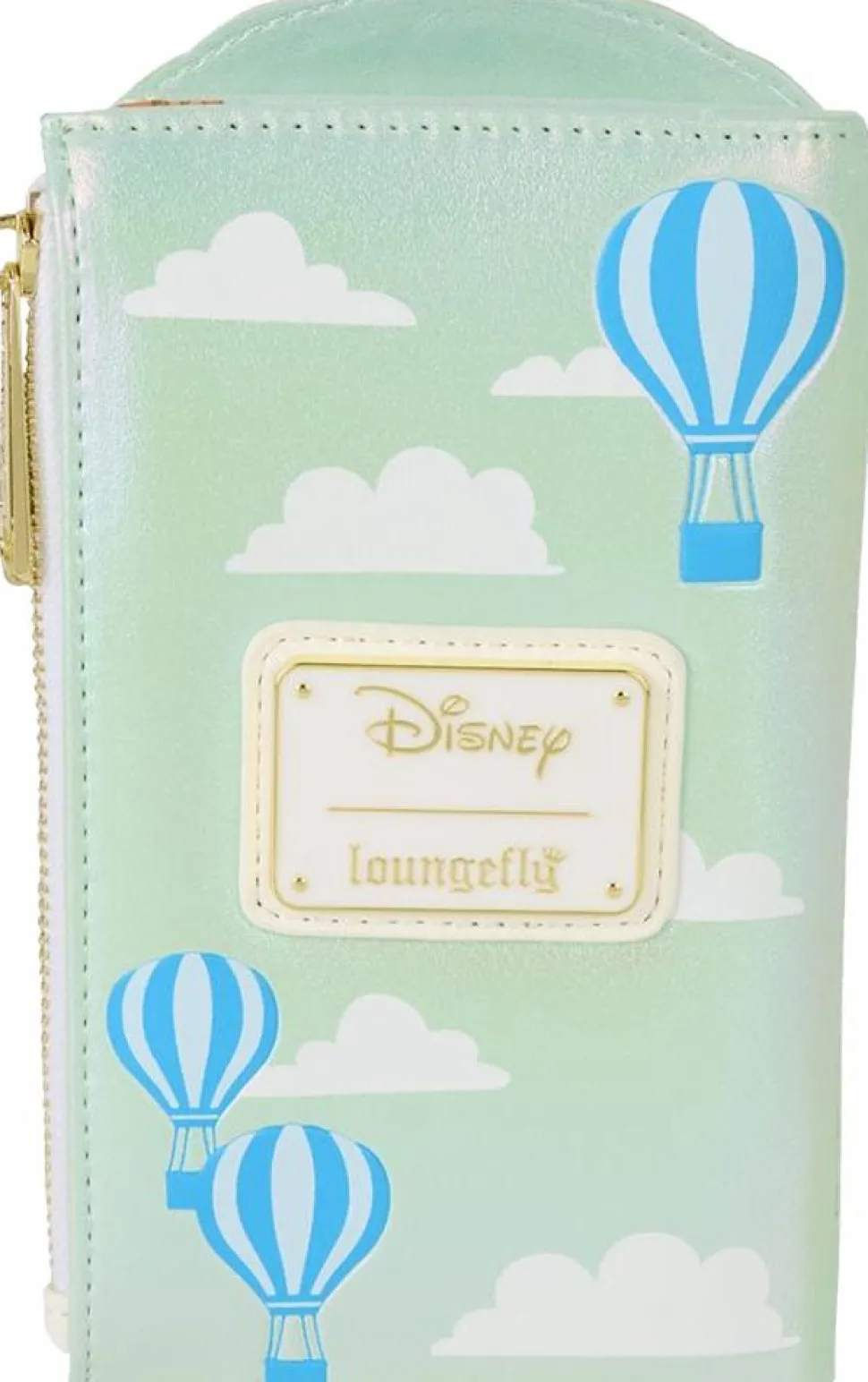Disney - Mickey & Friends Hot Air Balloon 4" Faux Leather Flap Wallet