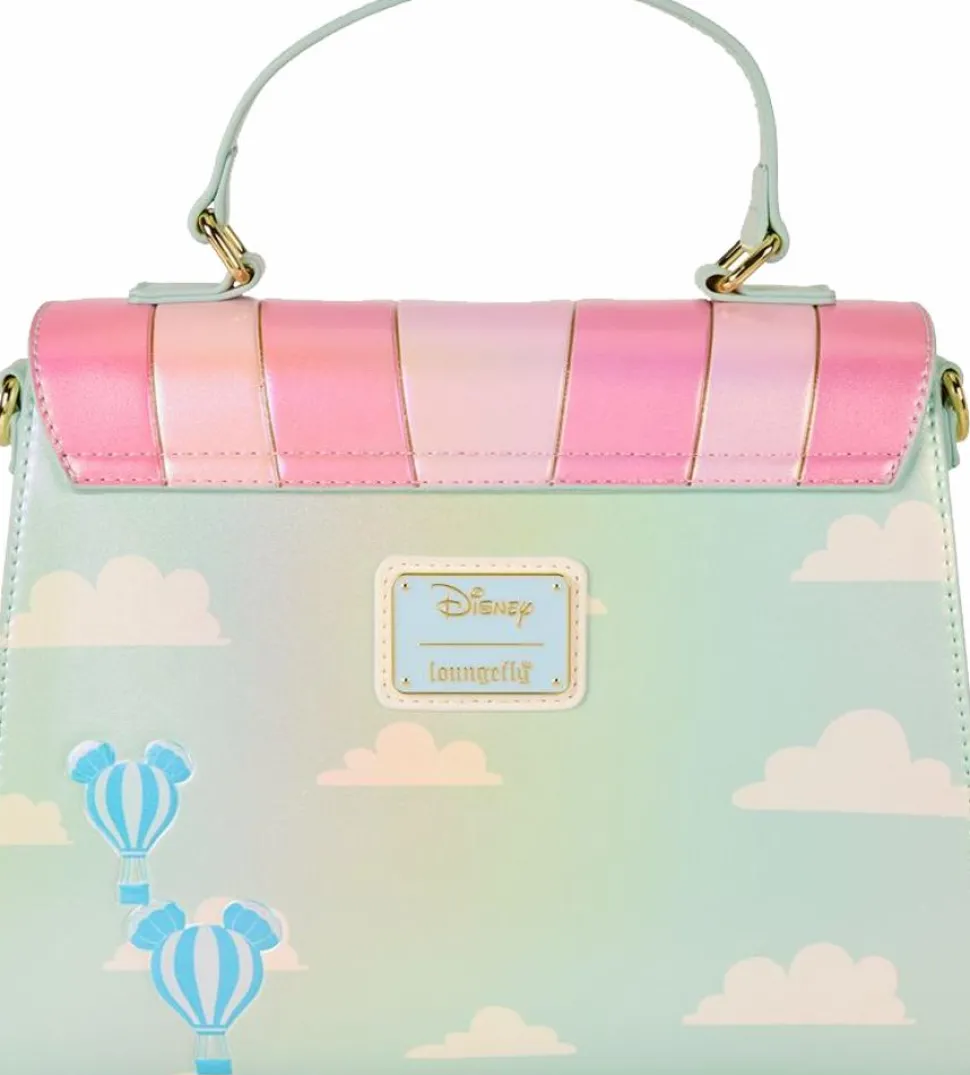 Disney - Mickey & Friends Hot Air Balloon 8" Faux Leather Crossbody Bag