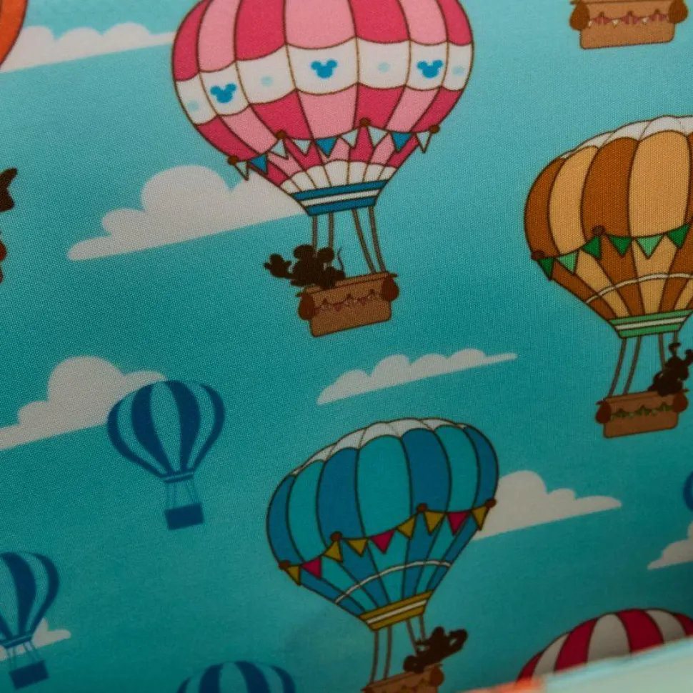 Disney - Mickey & Friends Hot Air Balloon 8" Faux Leather Crossbody Bag