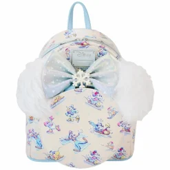 Disney - Mickey & Friends Winter Wonderland 10" Faux Leather Mini Backpack with Headband