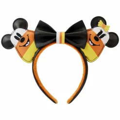 Disney - Mickey & Minnie Candy Corn Faux Leather Headband