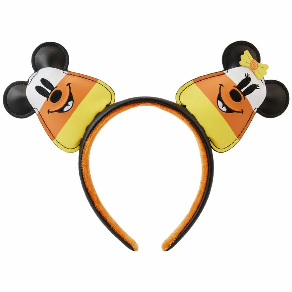Disney - Mickey & Minnie Candy Corn Faux Leather Headband