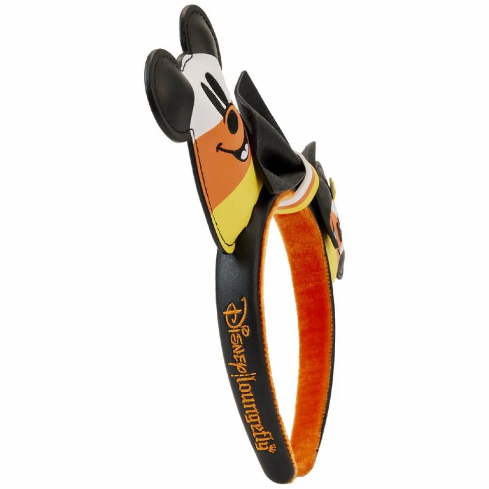 Disney - Mickey & Minnie Candy Corn Faux Leather Headband