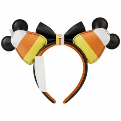 Disney - Mickey & Minnie Candy Corn Faux Leather Headband