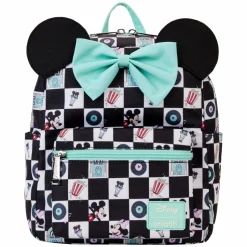 Disney - Mickey & Minnie Date Night Diner 11" Nylon Mini Backpack