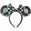 Disney - Mickey & Minnie Date Night Diner Jukebox Record Faux Leather Headband
