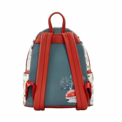 Disney - Mickey & Minnie Mouse Springtime Car Ride 10” Faux Leather Mini Backpack