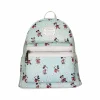 Disney - Mickey & Minnie Mouse Snowball Fight 10” Faux Leather Mini Backpack