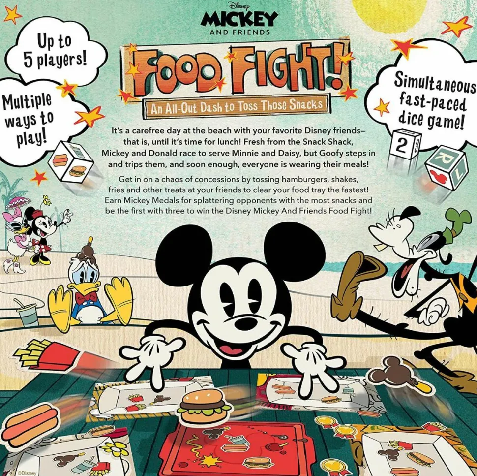 Disney - Mickey And Friends Food Fight Board Game