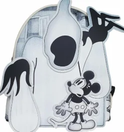 Disney - Mickey Haunted House 10" Faux Leather Mini Backpack