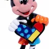 Disney - Mickey Holding Heart 3.5” Statue by Romero Britto