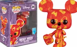 Disney - Mickey Mouse & Minnie Mouse Artist Series Pop! Vinyl Figure with Pop! Protector Bundle (Set of 2)