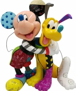 Disney - Mickey Mouse & Pluto 90th Anniversary 8” Statue by Romero Britto