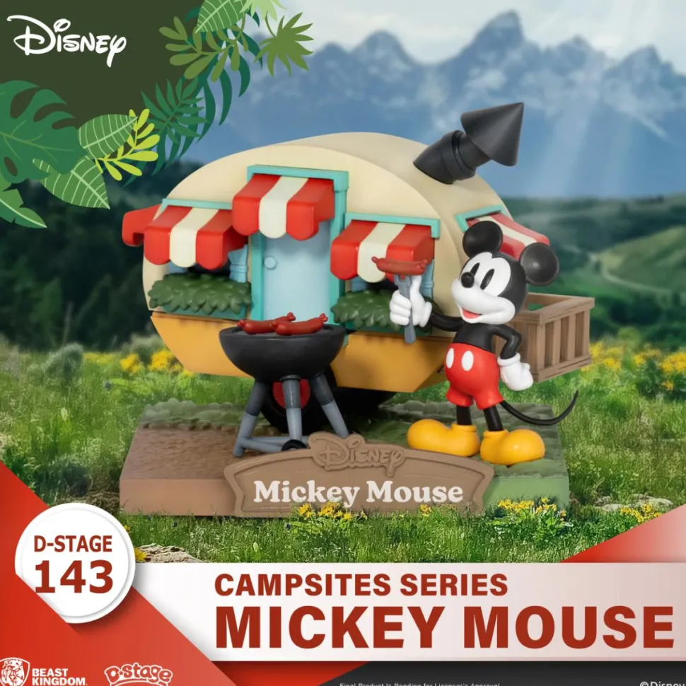Disney - Mickey Mouse Campsites Series D-Stage 6" Diorama Statue