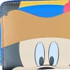Disney - Mickey Musketeer Cosplay 4" Faux Leather Zip-Around Wallet