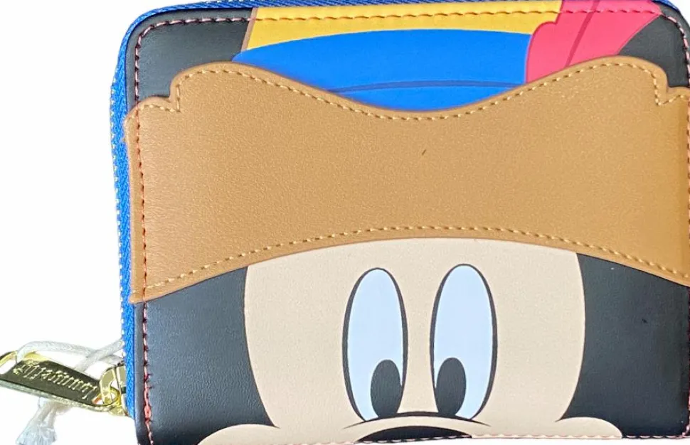 Disney - Mickey Musketeer Cosplay 4" Faux Leather Zip-Around Wallet