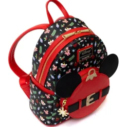 Disney - Mickey Ornament 10” Faux Leather Mini Backpack