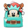 Disney - Mickey Reindeer Cosplay Light Up 10” Faux Leather Mini Backpack