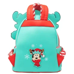 Disney - Mickey Reindeer Cosplay Light Up 10” Faux Leather Mini Backpack