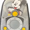 Disney - Mickey Train Light Up 10" Faux Leather Mini Backpack