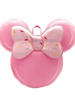 Disney - Minnie Macaron 11” Faux Leather Convertible Mini Backpack