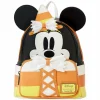 Disney - Minnie Mouse Candy Corn Cosplay Glow in the Dark 10" Faux Leather Mini Backpack