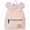 Disney - Minnie Mouse Checkered Texture 10" Faux Leather Mini Backpack