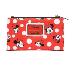 Disney - Minnie Mouse Polka Dots Red 4” Faux Leather Wallet