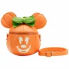 Disney - Minnie Mouse Pumpkin Glow in the Dark 7” Faux Leather Crossbody Bag