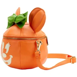 Disney - Minnie Mouse Pumpkin Glow in the Dark 7” Faux Leather Crossbody Bag