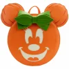 Disney - Minnie Mouse Pumpkin Glow in the Dark 10” Faux Leather Mini Backpack