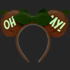 Disney - Minnie Mouse Pumpkin Glow in the Dark Faux Leather Headband