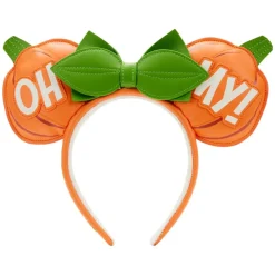 Disney - Minnie Mouse Pumpkin Glow in the Dark Faux Leather Headband