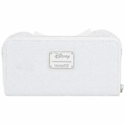 Disney - Minnie Mouse Sequin Wedding 4” Faux Leather Zip-Around Wallet