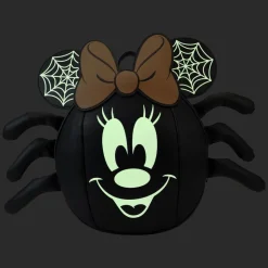 Disney - Minnie Mouse Spider Glow in the Dark 10" Faux Leather Mini Backpack
