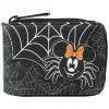 Disney - Minnie Mouse Spider Glow in the Dark 4" Faux Leather Accordion Wallet