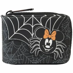 Disney - Minnie Mouse Spider Glow in the Dark 4" Faux Leather Accordion Wallet