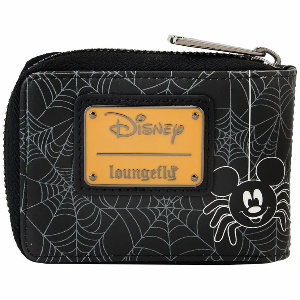 Disney - Minnie Mouse Spider Glow in the Dark 4" Faux Leather Accordion Wallet