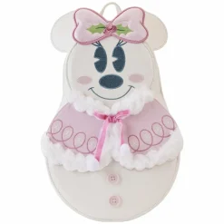 Disney - Minnie Pastel Snowman 10" Faux Leather Mini Backpack