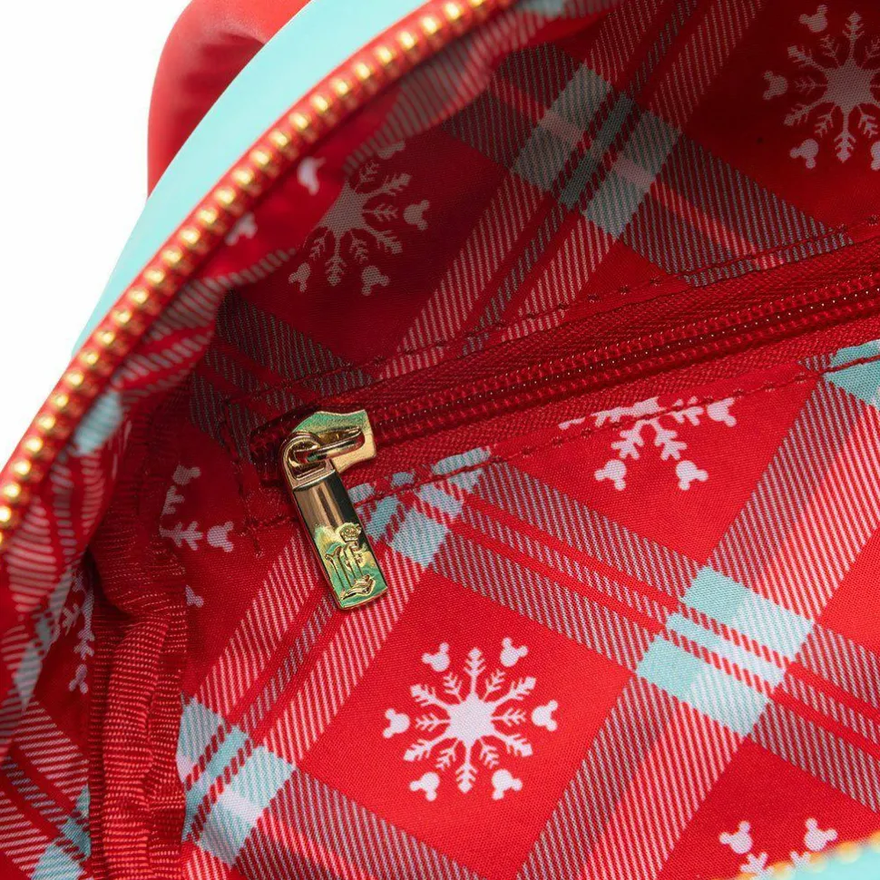 Disney - Minnie Reindeer Cosplay Light Up 10” Faux Leather Mini Backpack