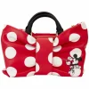 Disney - Minnie Rocks the Dots Bow Figural 4" Faux Leather Crossbody Bag