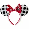 Disney - Minnie Rocks the Dots Sherpa Faux Leather Headband