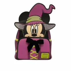 Disney - Minnie Witch Cosplay 10” Faux Leather Mini Backpack