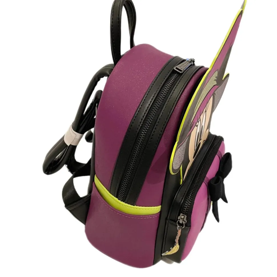 Disney - Minnie Witch Cosplay 10” Faux Leather Mini Backpack