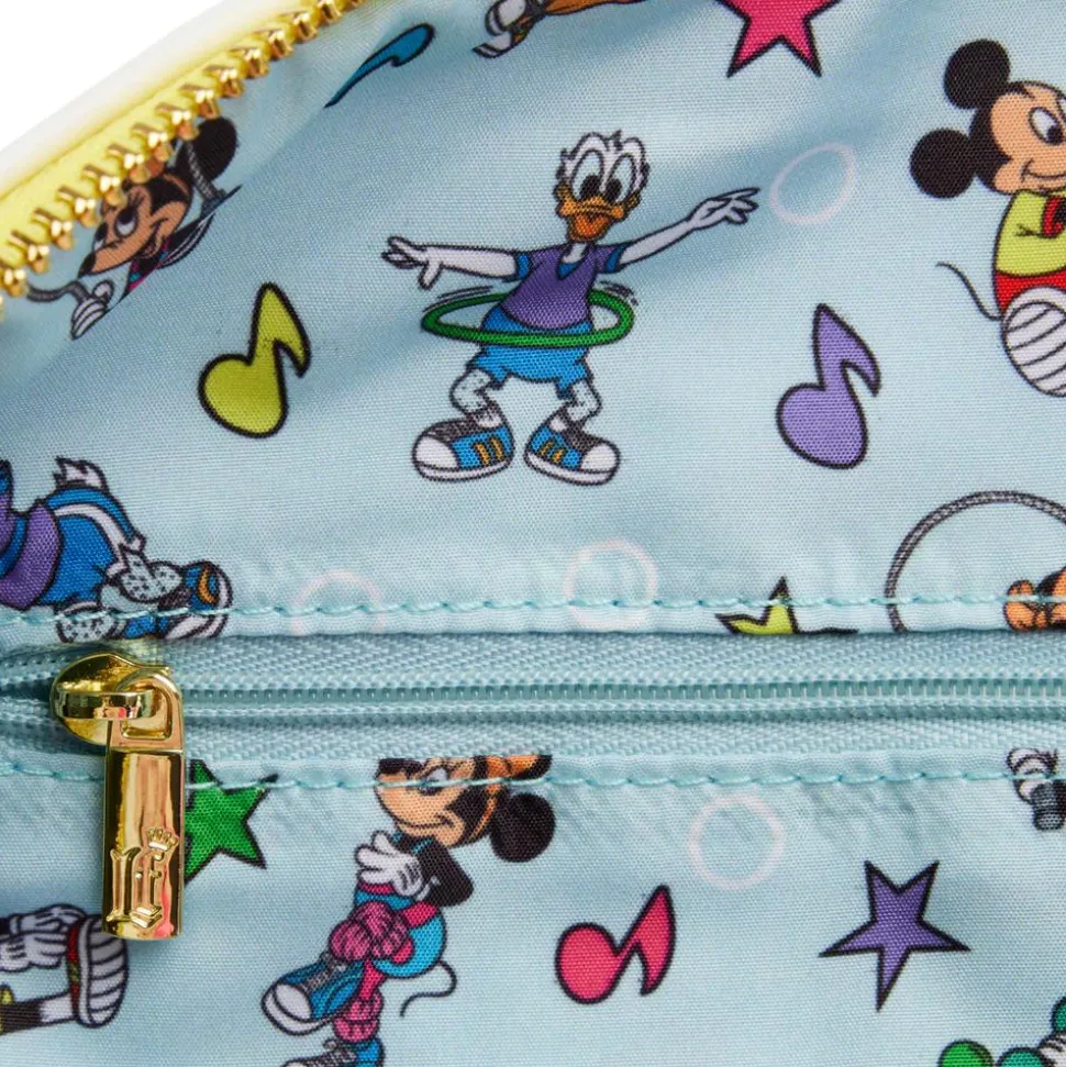 Disney - Mousercise 6” Faux Leather Duffle Bag